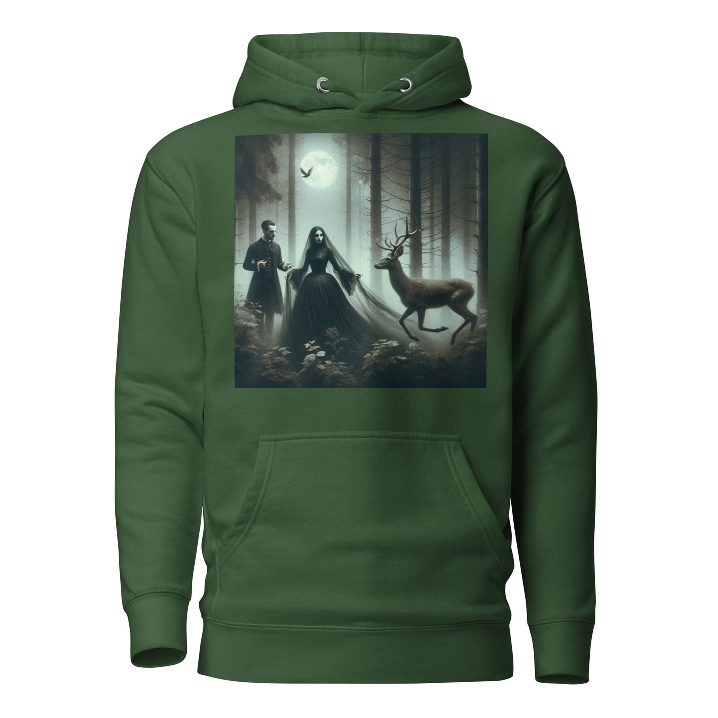 Goth Couple In The Dark Forest | Goth Unisex Hoodie