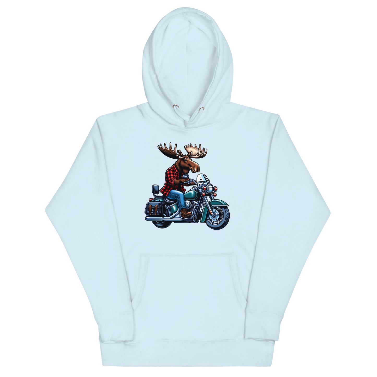 Moose on a Motorcycle | Wilderness Series Unisex Hoodie