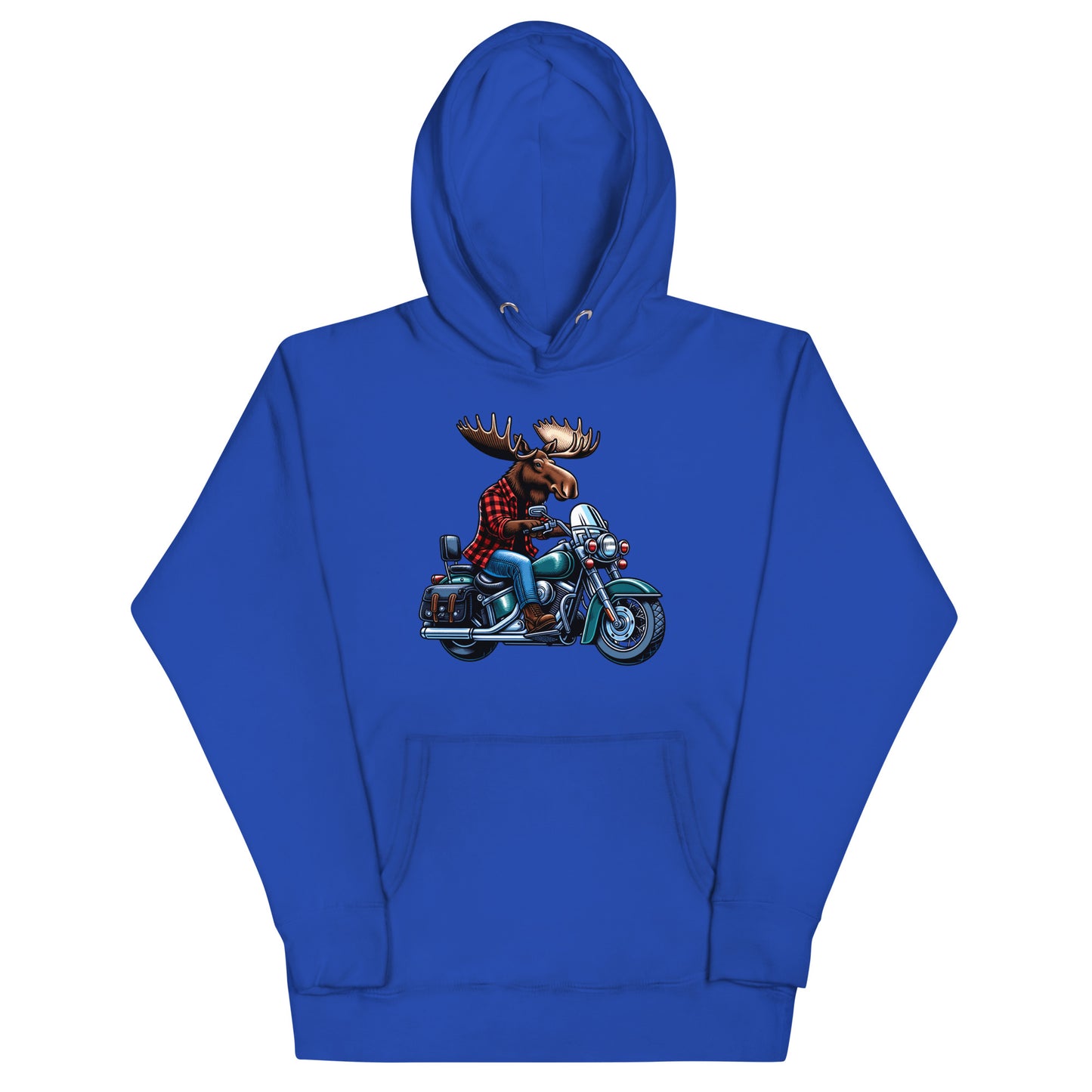 Moose on a Motorcycle | Wilderness Series Unisex Hoodie