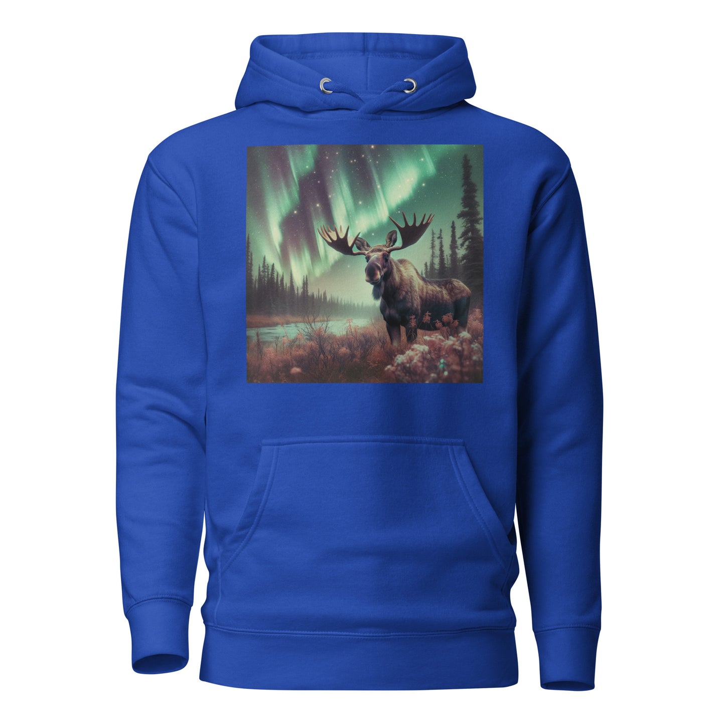 Moose and the Northern Lights Unisex Hoodie