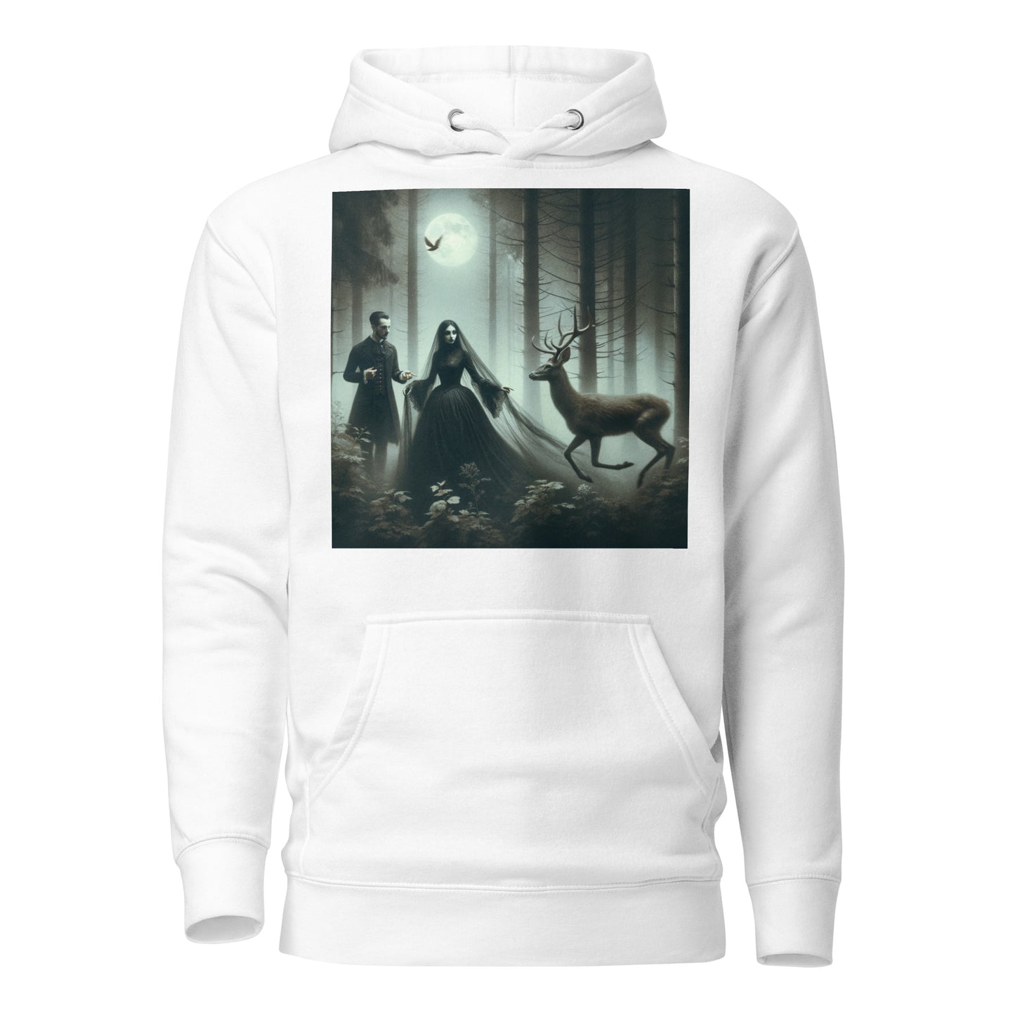 Goth Couple In The Dark Forest | Goth Unisex Hoodie