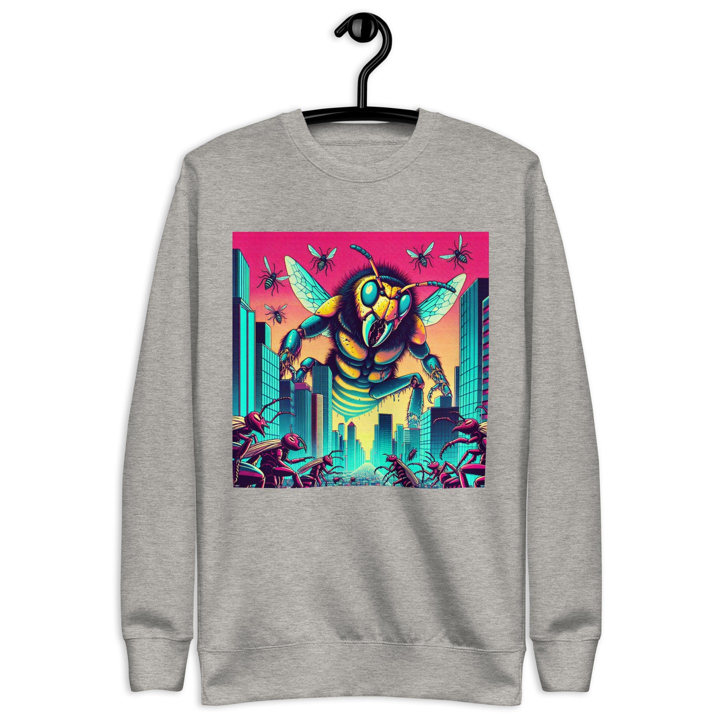 Attack Of The Giant Man Eating Hornets | Weird Unisex Premium Sweatshirt