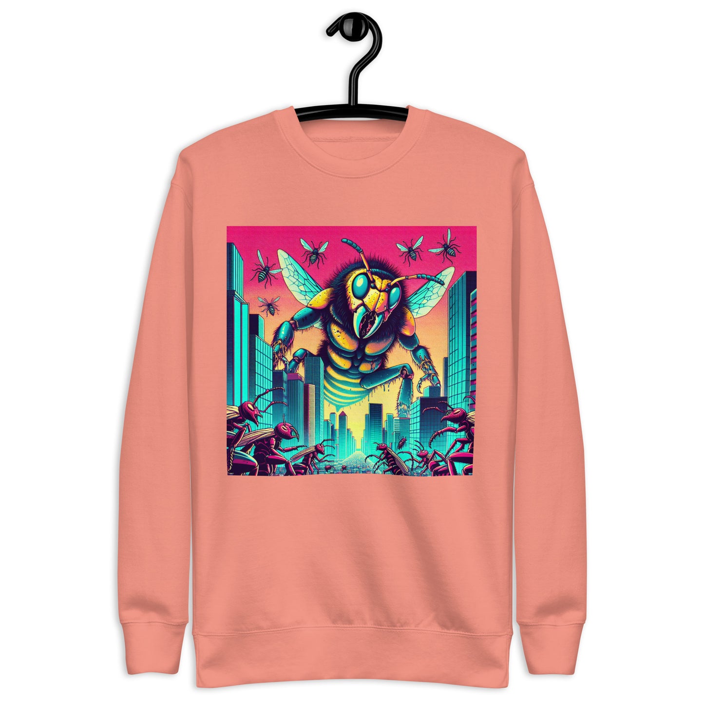 Attack Of The Giant Man Eating Hornets | Weird Unisex Premium Sweatshirt