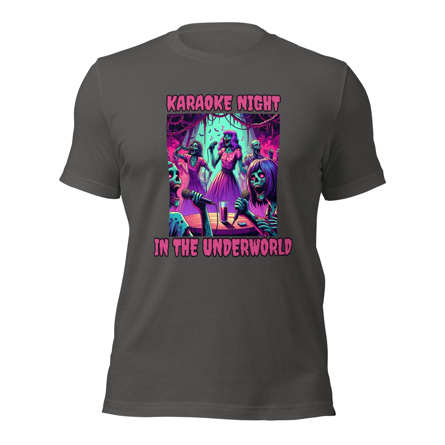 Karaoke Night In The Underworld | Goth Zombie Unisex t-shirt