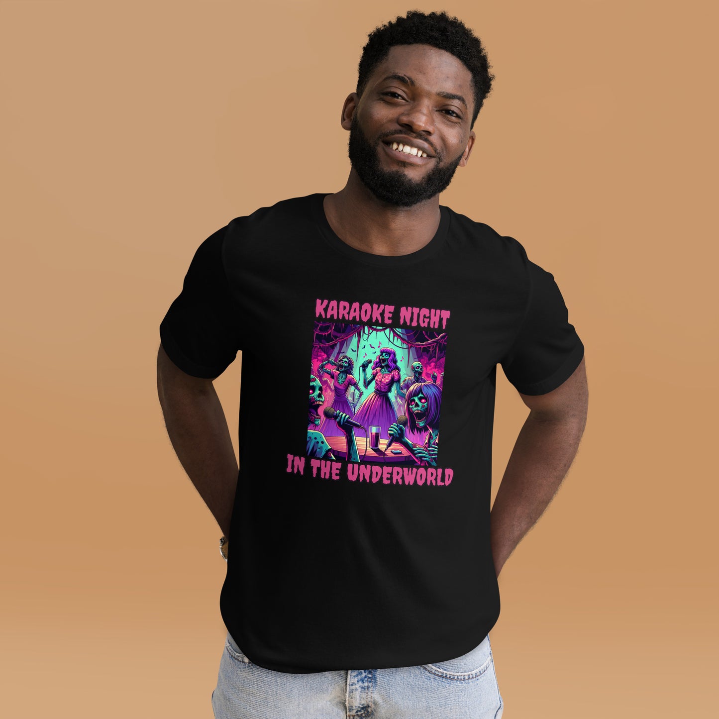 Karaoke Night In The Underworld | Goth Zombie Unisex t-shirt