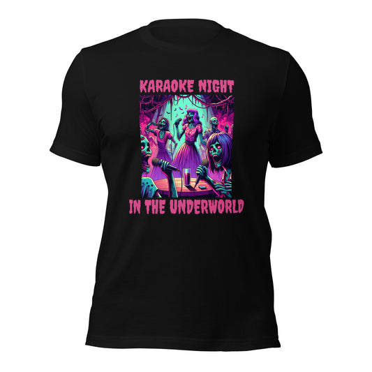 Karaoke Night In The Underworld | Goth Zombie Unisex t-shirt