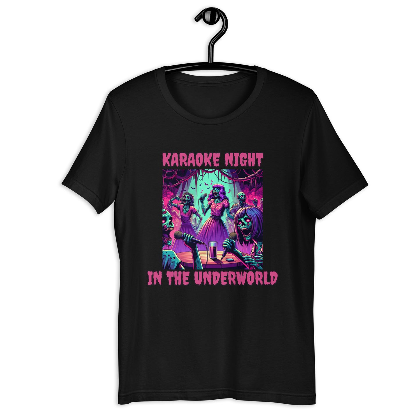 Karaoke Night In The Underworld | Goth Zombie Unisex t-shirt