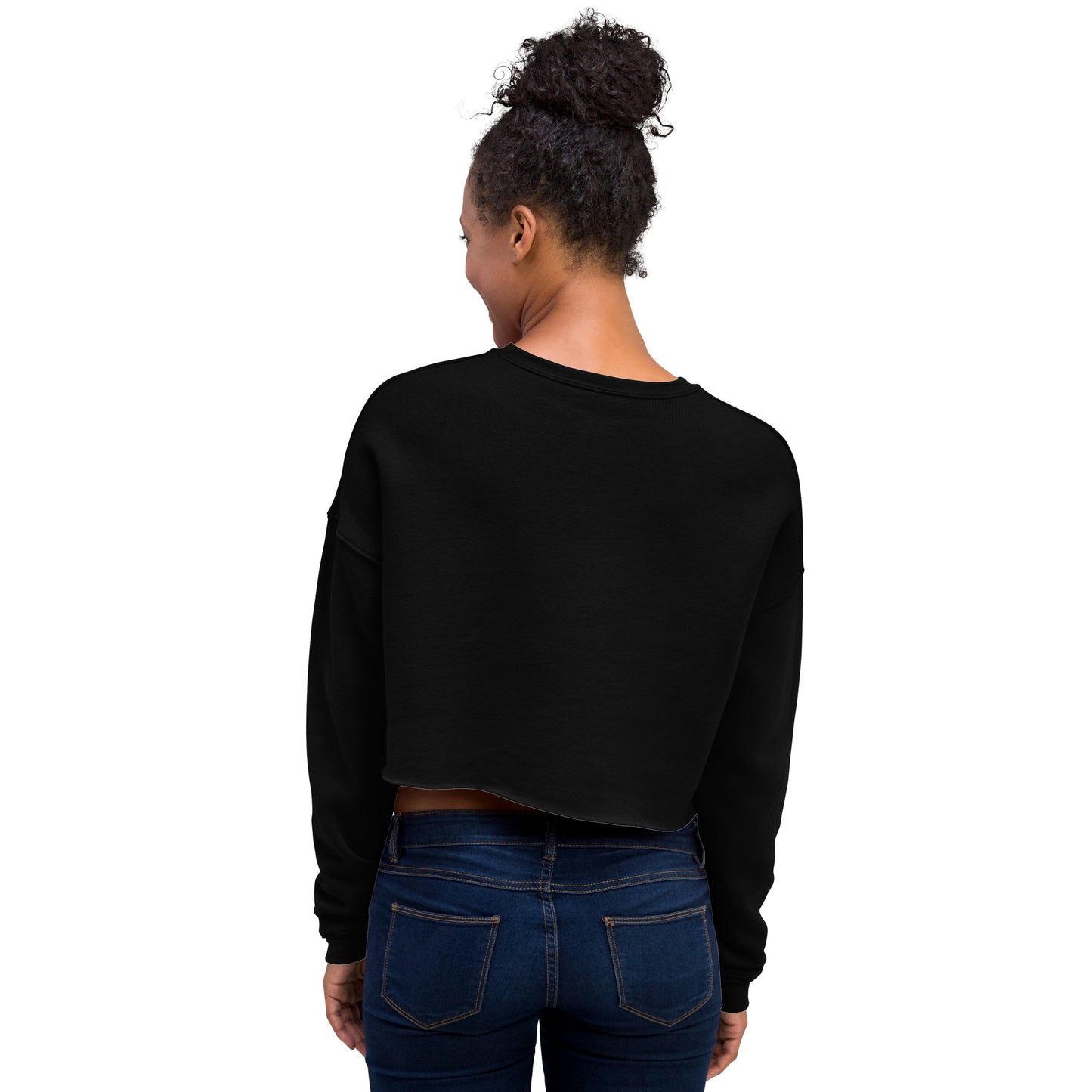 Floating Down This Road To Nowhere | Two Ghost Girls Crop Sweatshirt