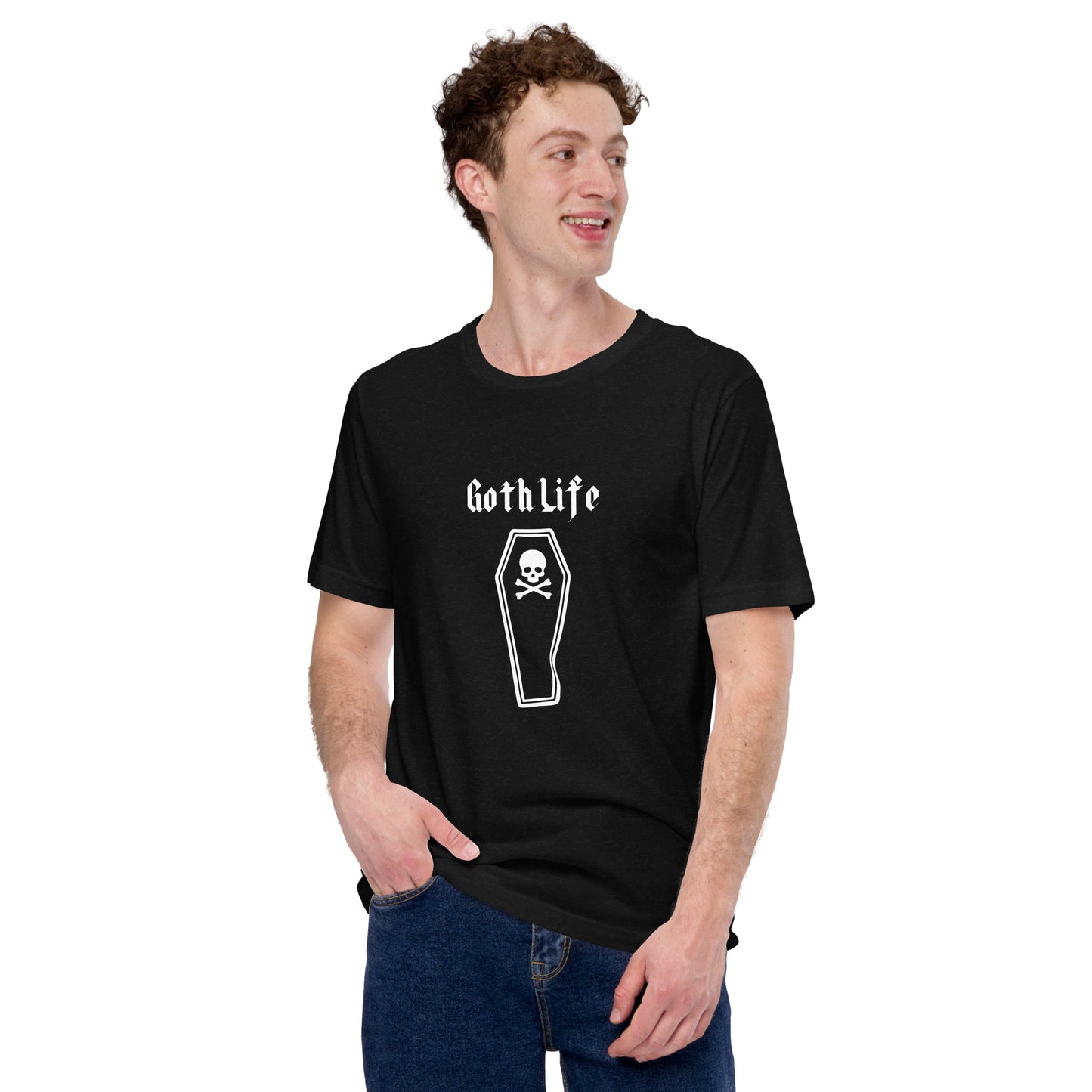 Goth Life Coffin Unisex t-shirt